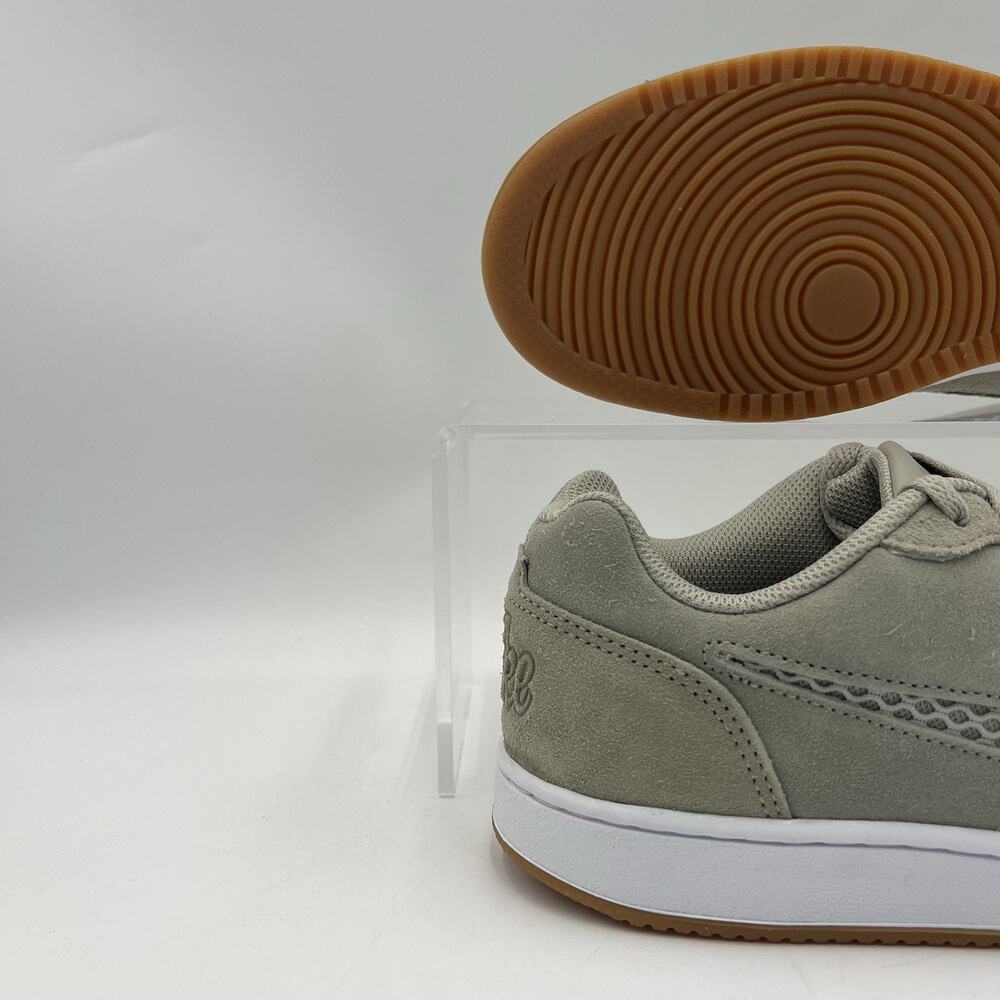Womens Size 8.5 Nike Ebernon Low Premium Light Grey Suede Sneakers AQ2232 300 - Picture 2 of 7